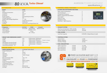 80KVA Turbo Diesel Equine Treadmill Generator (From $11,990) - Animal Rehabilitation Australia